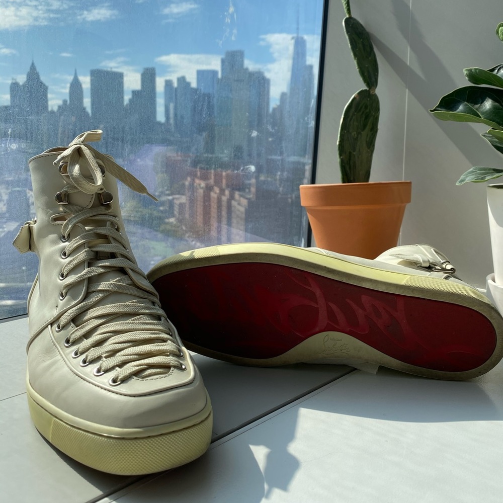 Authentic Christian Louboutin Men’s High Top Shoes